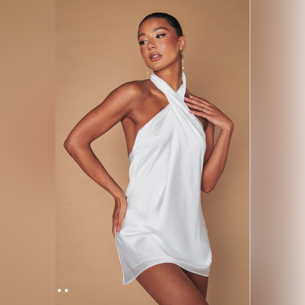 Jasmine Halter Mini Dress